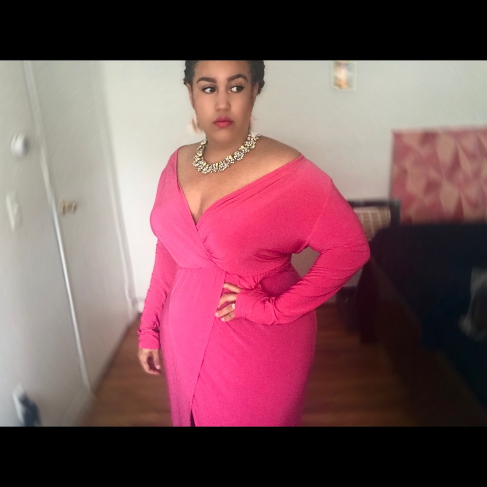 Pink Maxi Dress Plus size 18-20